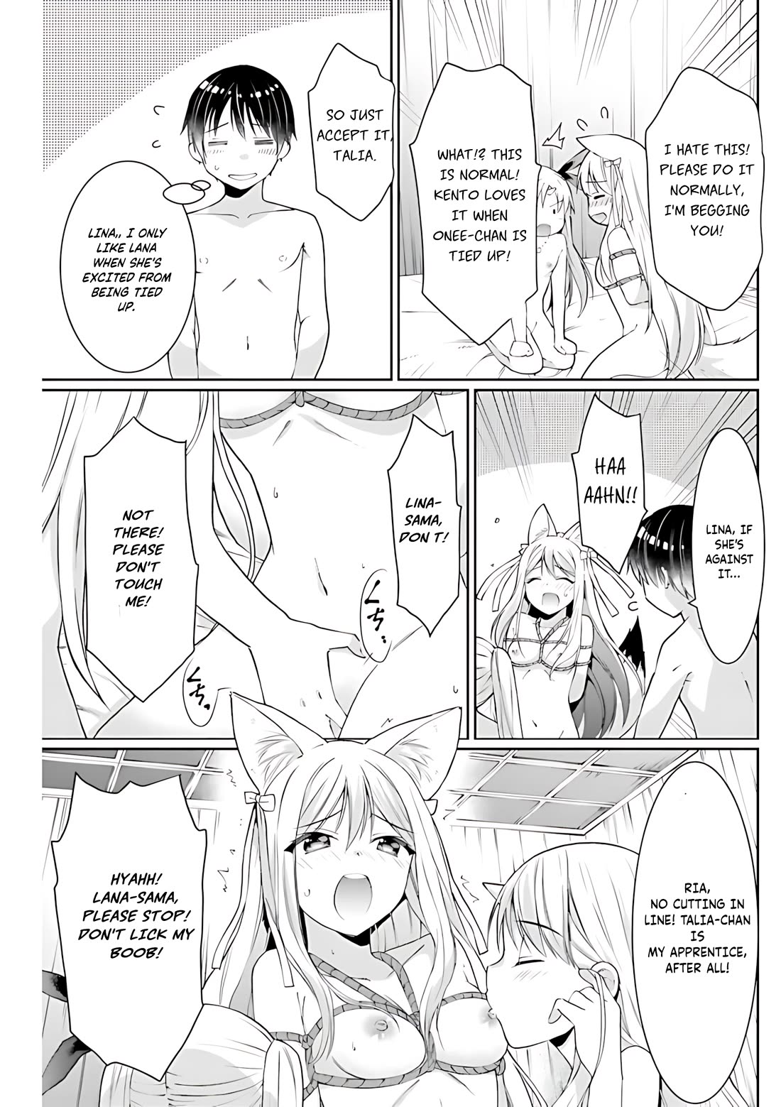 Neta Chara Kari Play no Tsumori ga Isekai Shoukan ~Mayoibito wa Josei no Teki ni Ninteisaremashita~ chapter 14 page 5