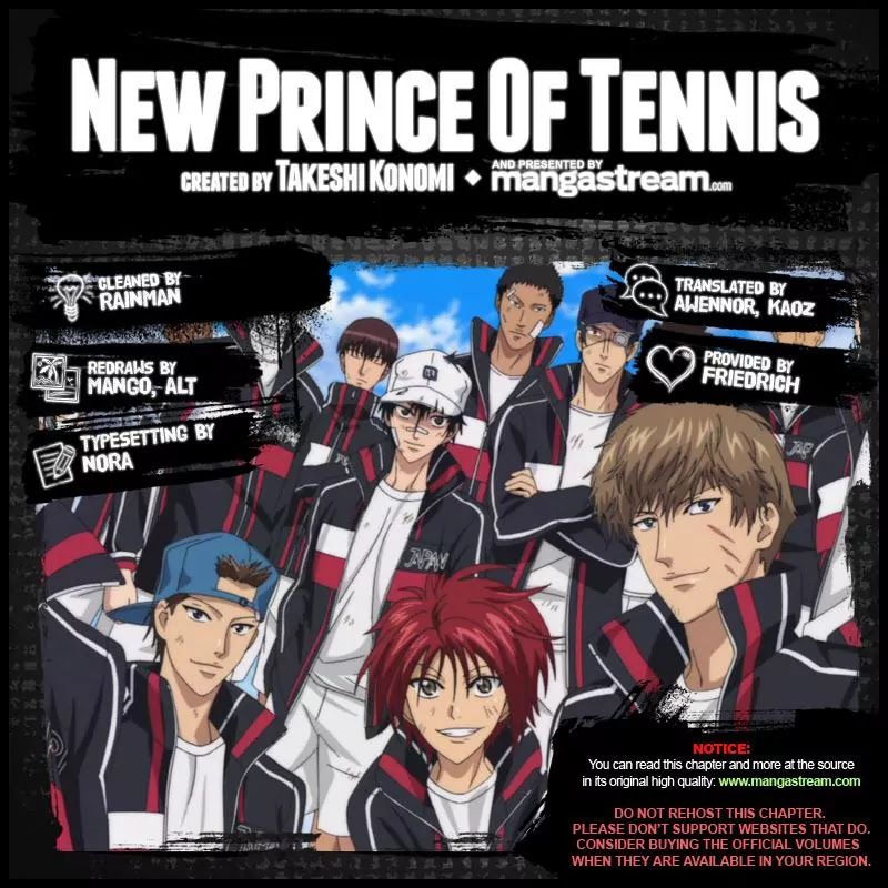New Prince of Tennis chapter 182 page 2