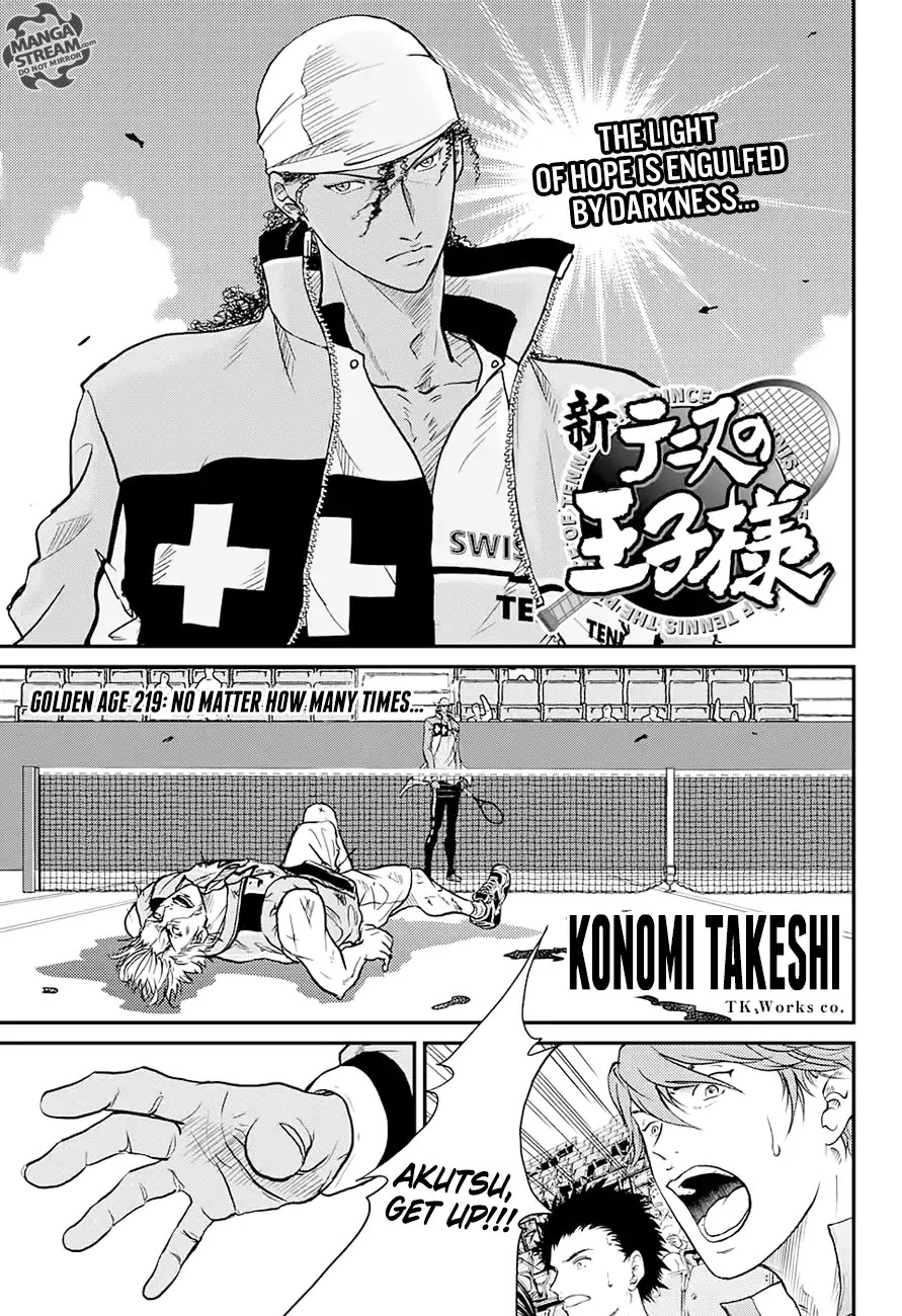 New Prince of Tennis chapter 219 page 1