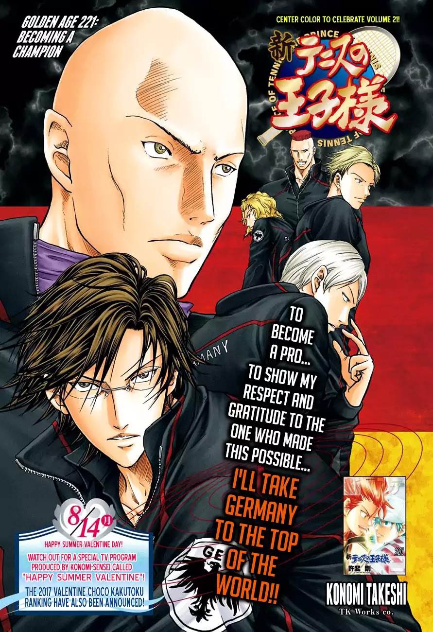 New Prince of Tennis chapter 221 page 2