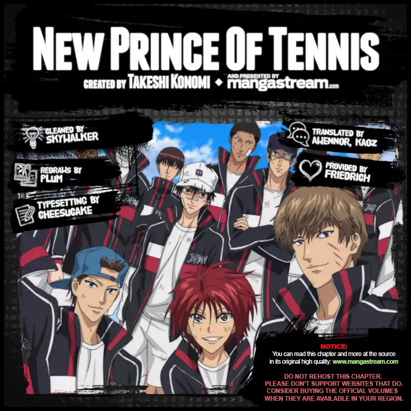 New Prince of Tennis chapter 249 page 2