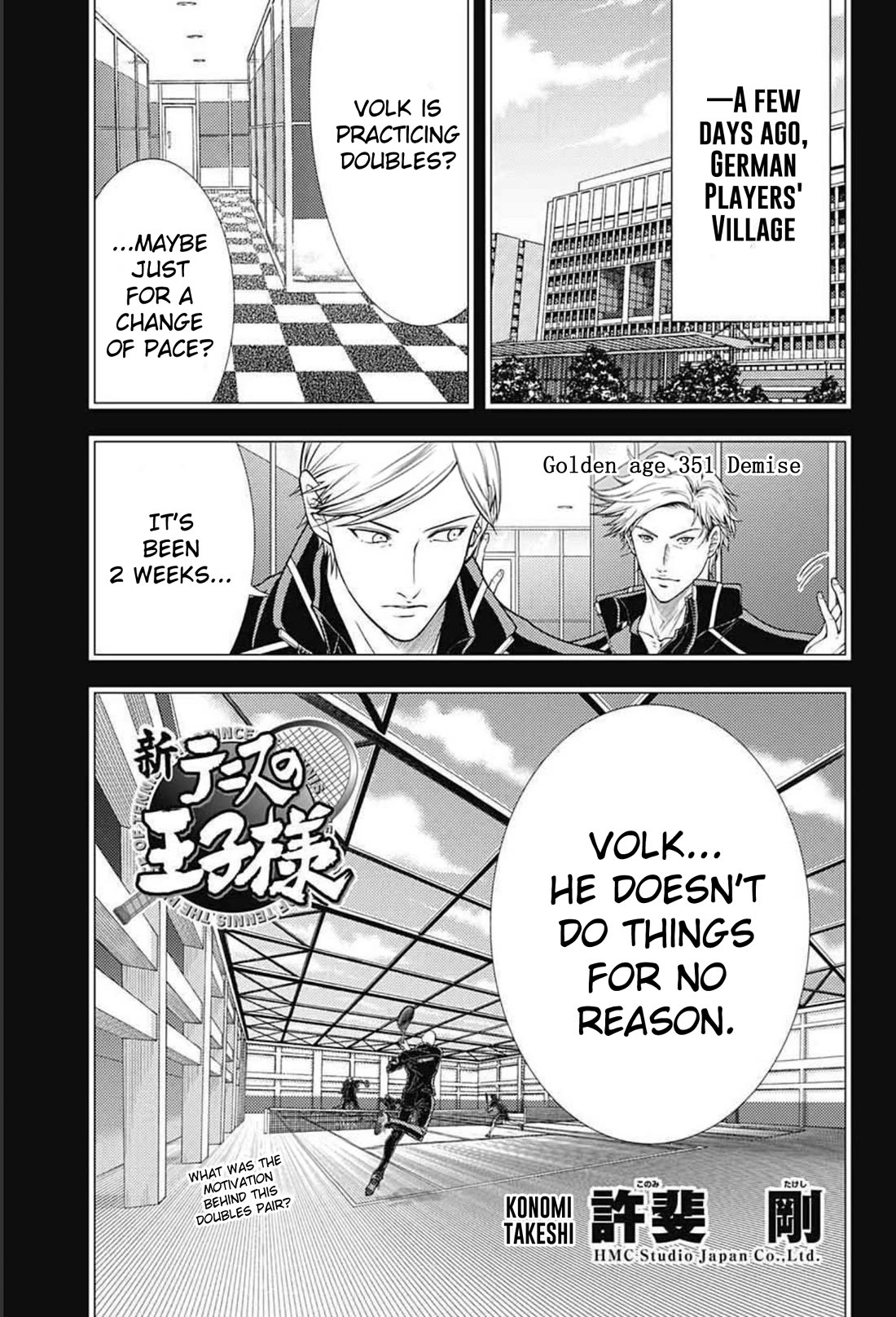 New Prince of Tennis chapter 351 page 1