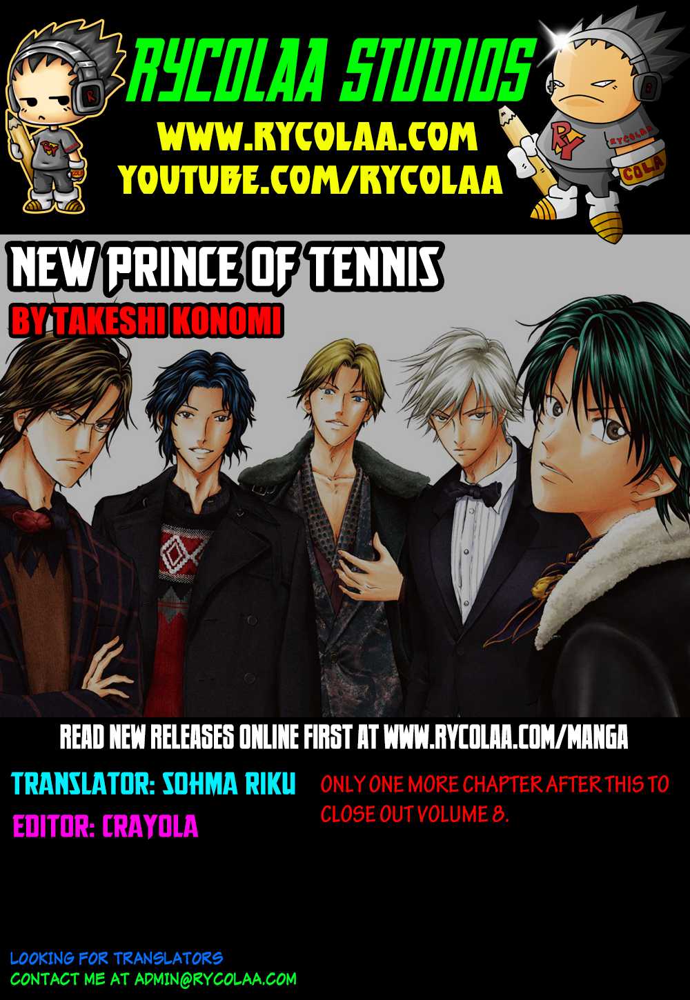 New Prince of Tennis chapter 357 page 1