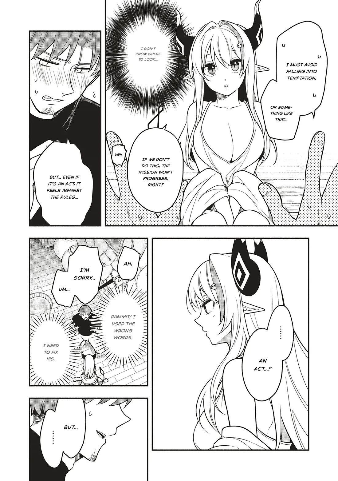 Newlywed Quest: The Demon King's Daughter Wants to Seduce the Serious Hero ♡ chapter 1 page 22