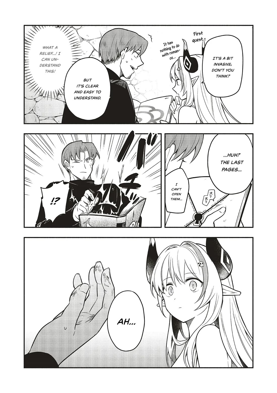Newlywed Quest: The Demon King's Daughter Wants to Seduce the Serious Hero ♡ chapter 1 page 28