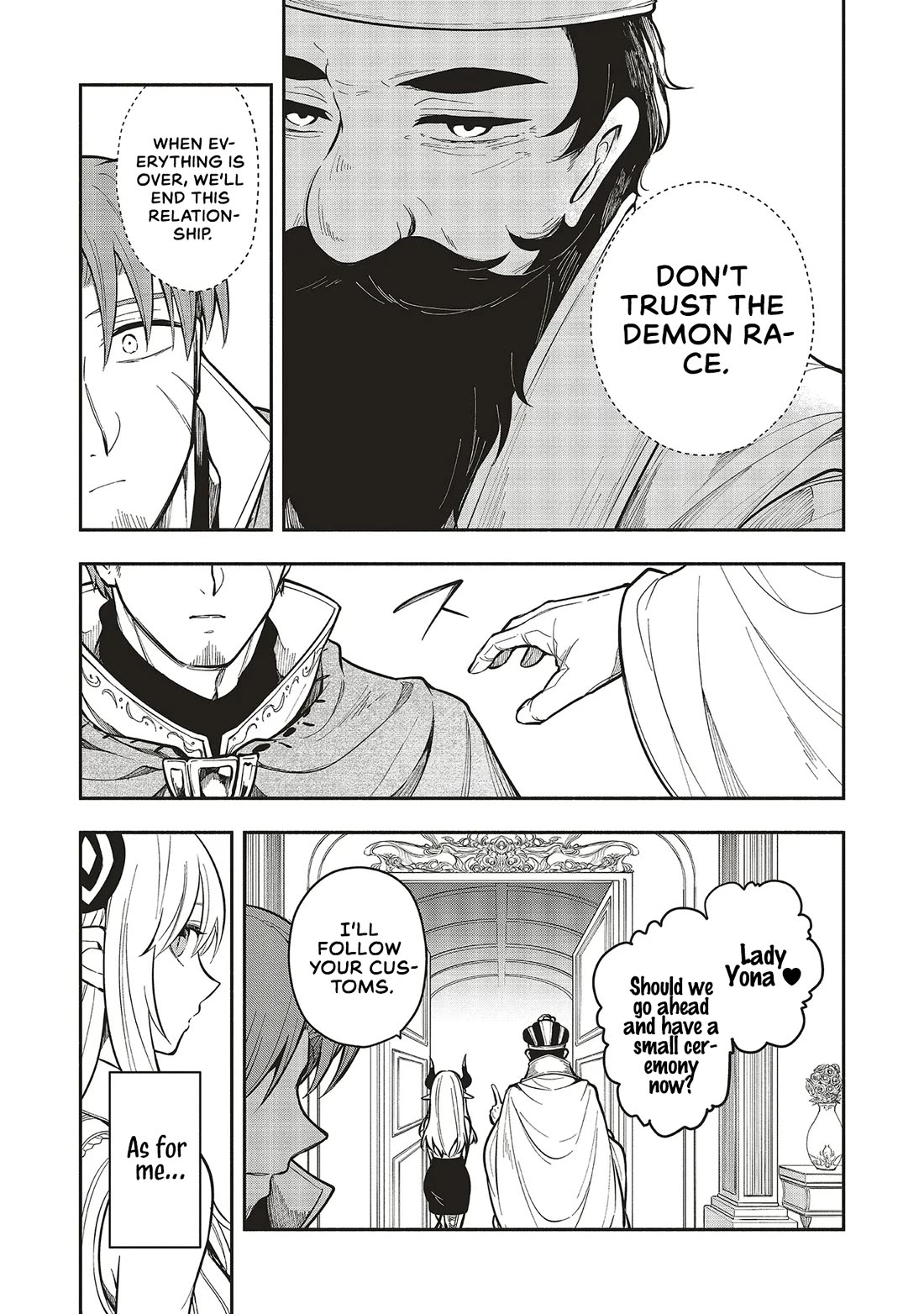Newlywed Quest: The Demon King's Daughter Wants to Seduce the Serious Hero ♡ chapter 6.1 page 7