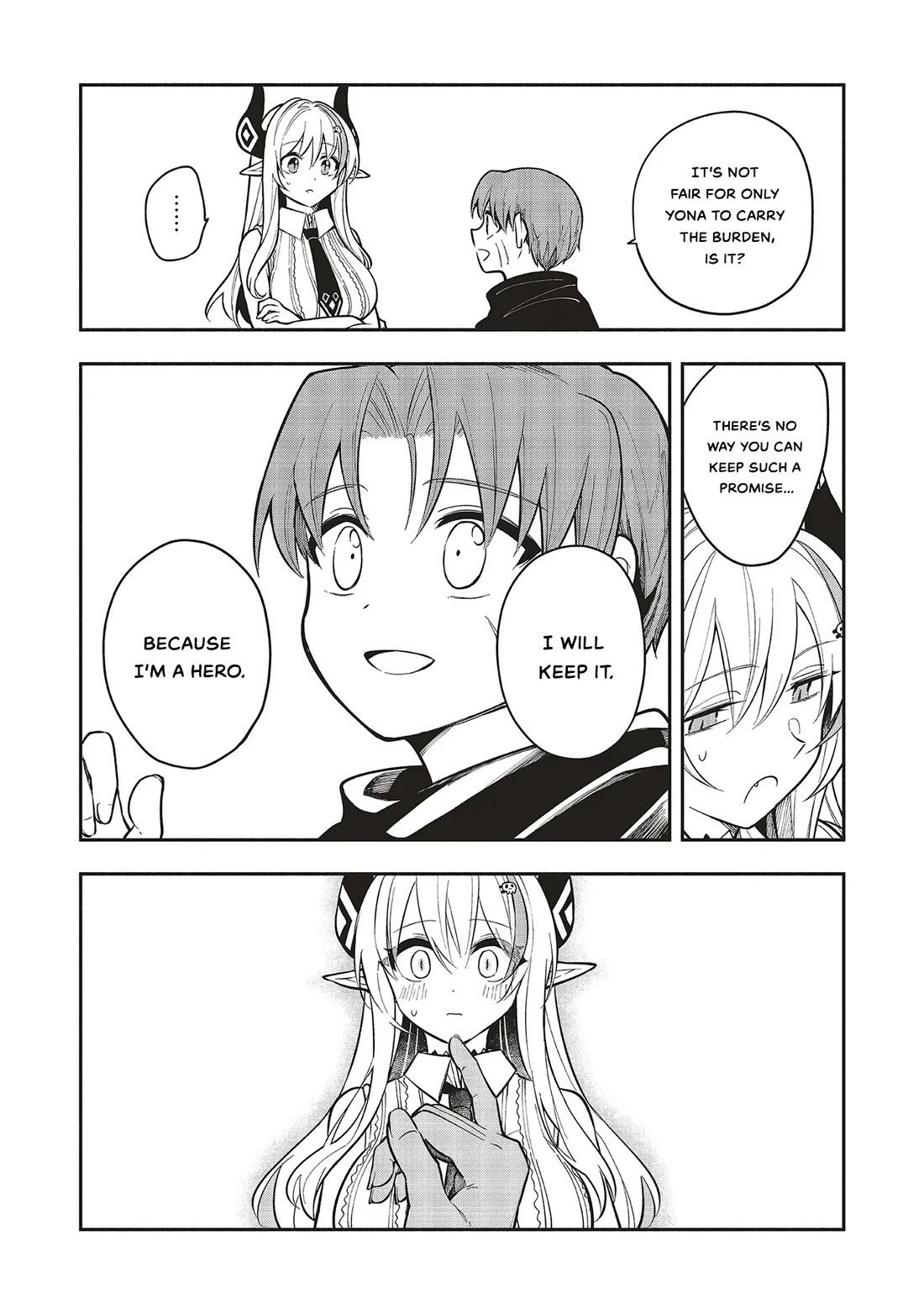 Newlywed Quest: The Demon King's Daughter Wants to Seduce the Serious Hero ♡ chapter 7.2 page 5