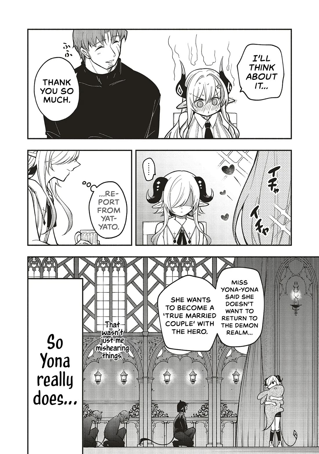 Newlywed Quest: The Demon King's Daughter Wants to Seduce the Serious Hero ♡ chapter 8 page 11