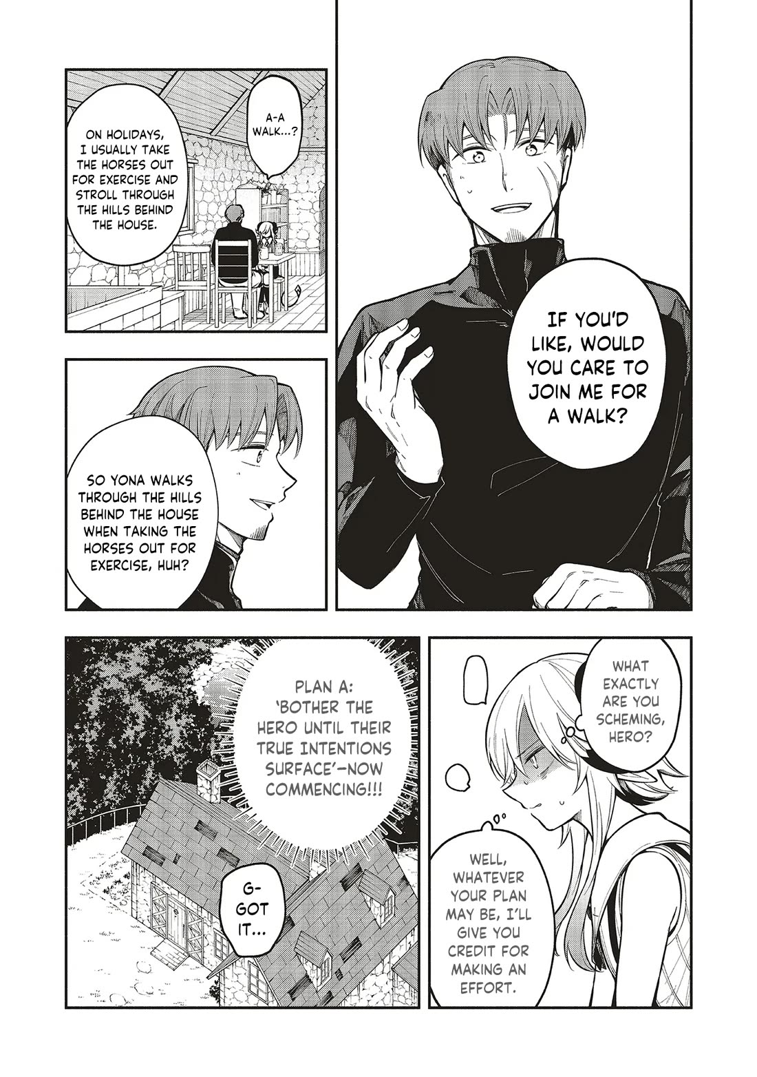 Newlywed Quest: The Demon King's Daughter Wants to Seduce the Serious Hero ♡ chapter 9.1 page 4
