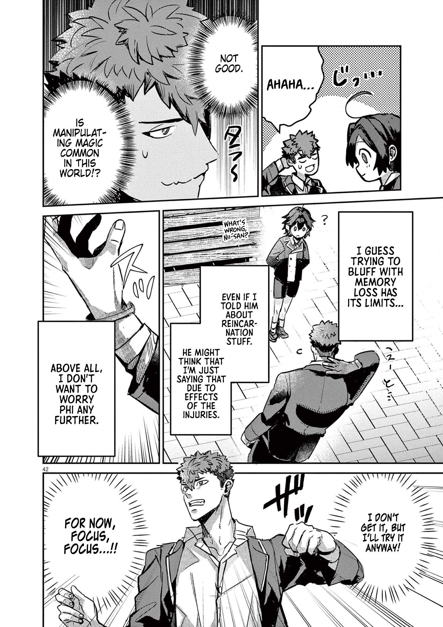 Nichiasa Suki no Otaku ga Akuyaku Seito ni Tenseishita Kekka, Hametsu Flag ga Houkaishiteiku Ken ni Tsuite chapter 1 page 40