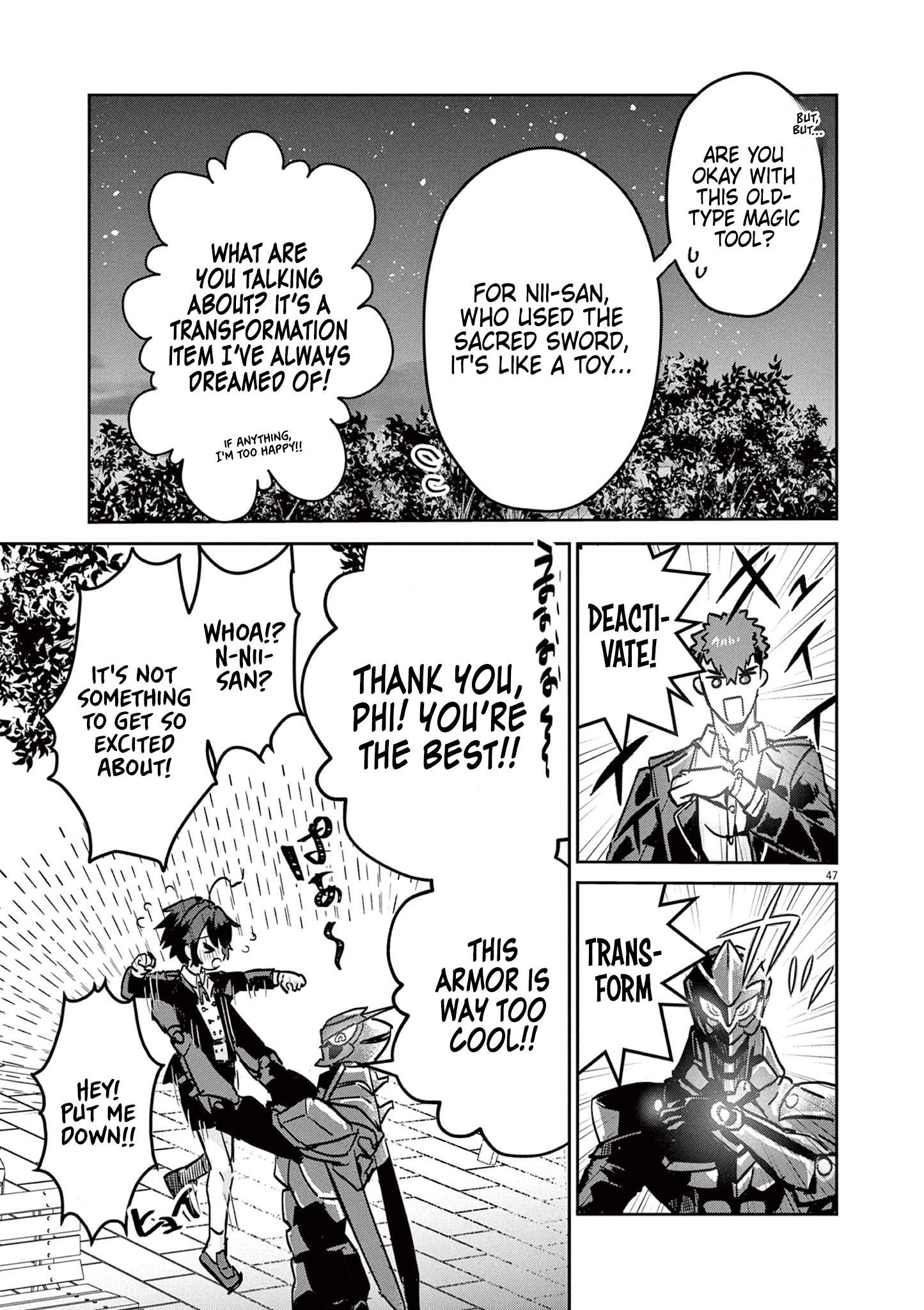 Nichiasa Suki no Otaku ga Akuyaku Seito ni Tenseishita Kekka, Hametsu Flag ga Houkaishiteiku Ken ni Tsuite chapter 1 page 45