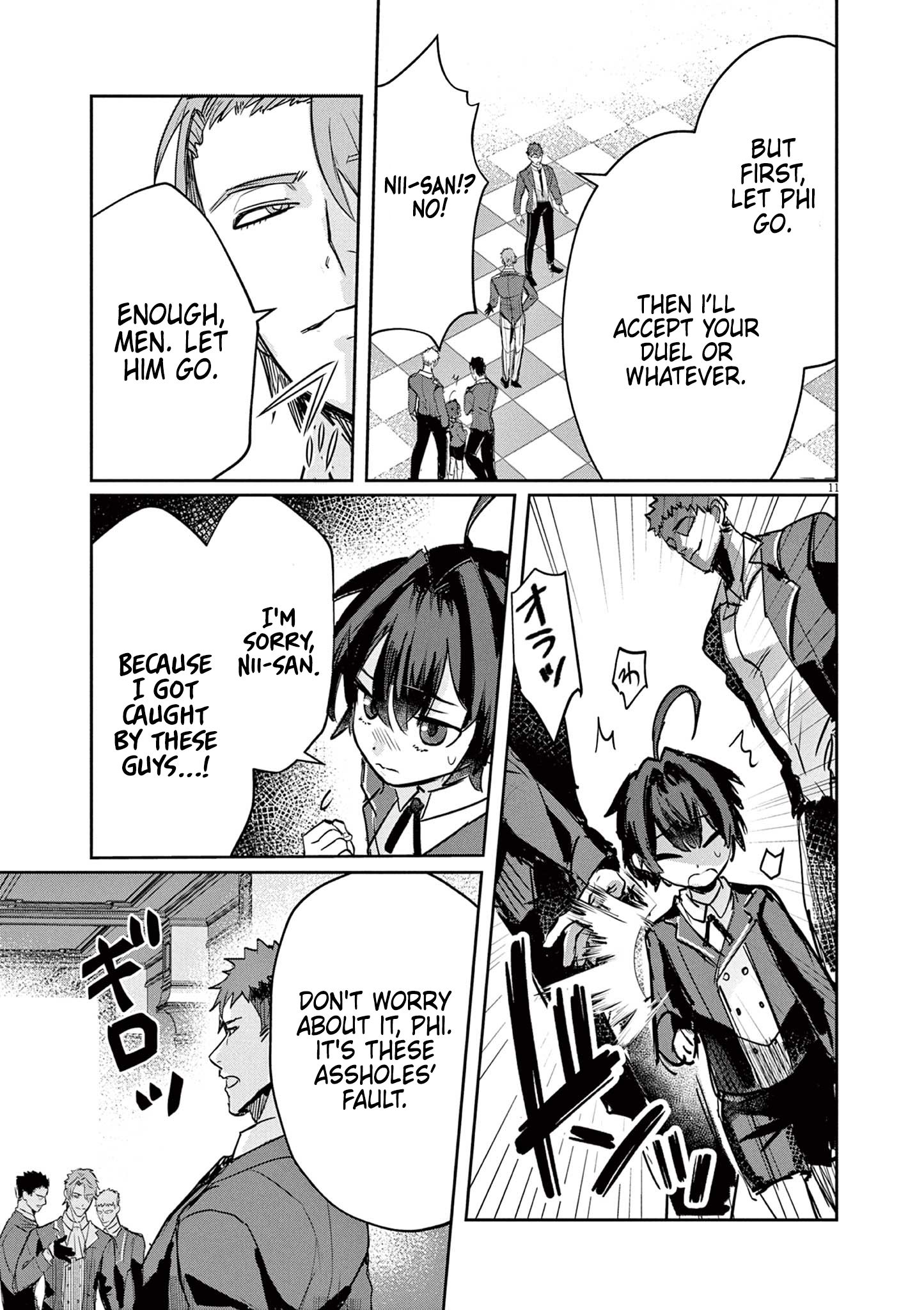 Nichiasa Suki no Otaku ga Akuyaku Seito ni Tenseishita Kekka, Hametsu Flag ga Houkaishiteiku Ken ni Tsuite chapter 2 page 11
