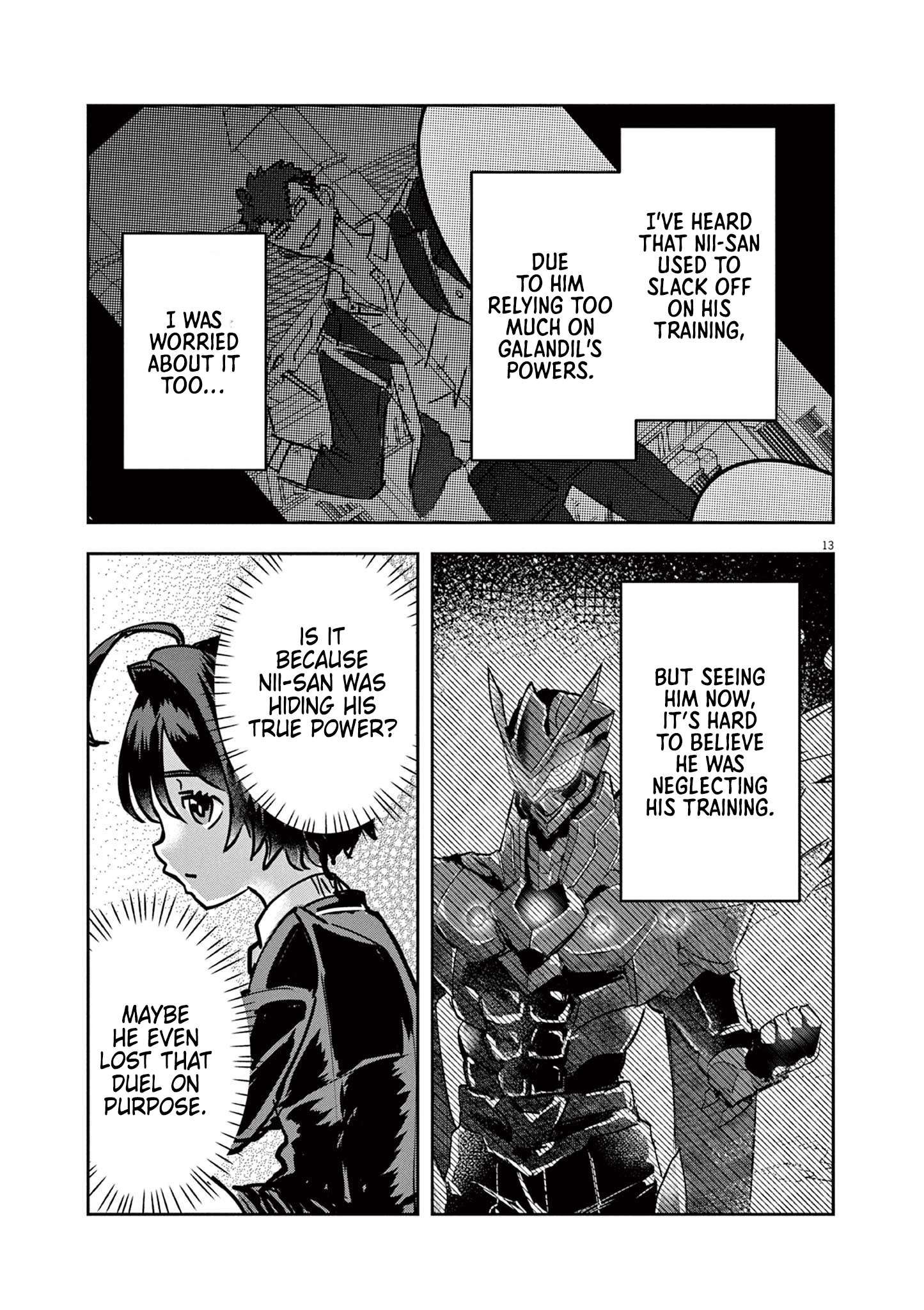 Nichiasa Suki no Otaku ga Akuyaku Seito ni Tenseishita Kekka, Hametsu Flag ga Houkaishiteiku Ken ni Tsuite chapter 7 page 12