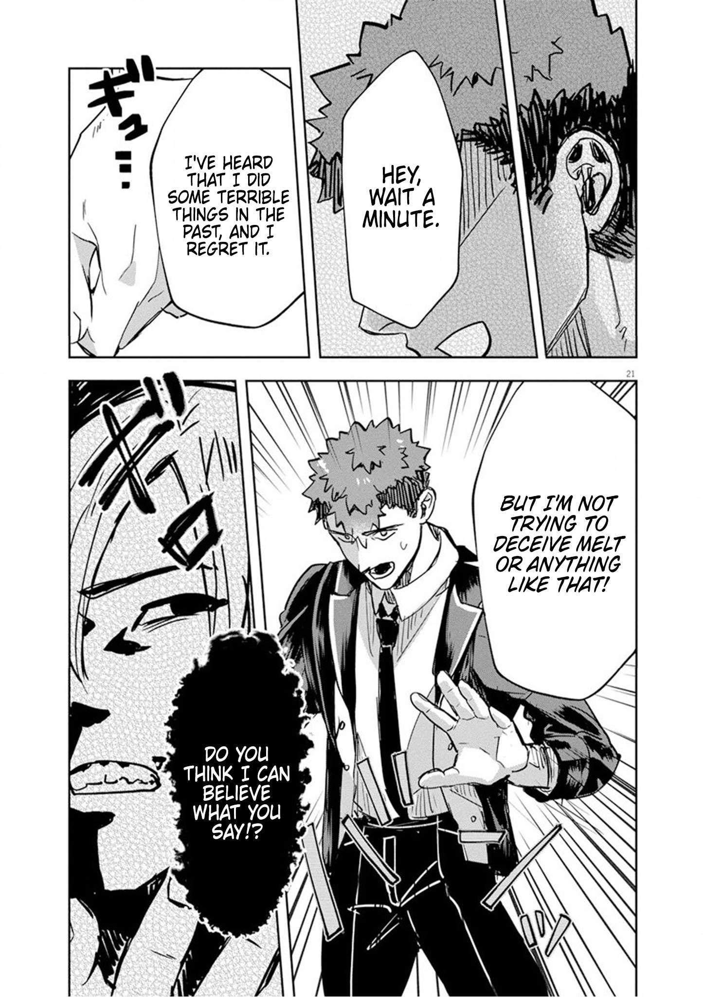 Nichiasa Suki no Otaku ga Akuyaku Seito ni Tenseishita Kekka, Hametsu Flag ga Houkaishiteiku Ken ni Tsuite chapter 7 page 20