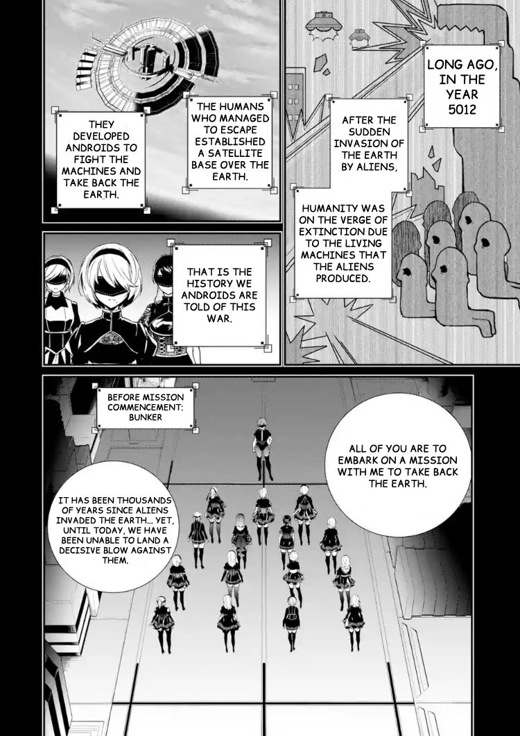 Nier Automata: YoRHa Shinjuwan Kouka Sakusen Kiroku chapter 1 page 13