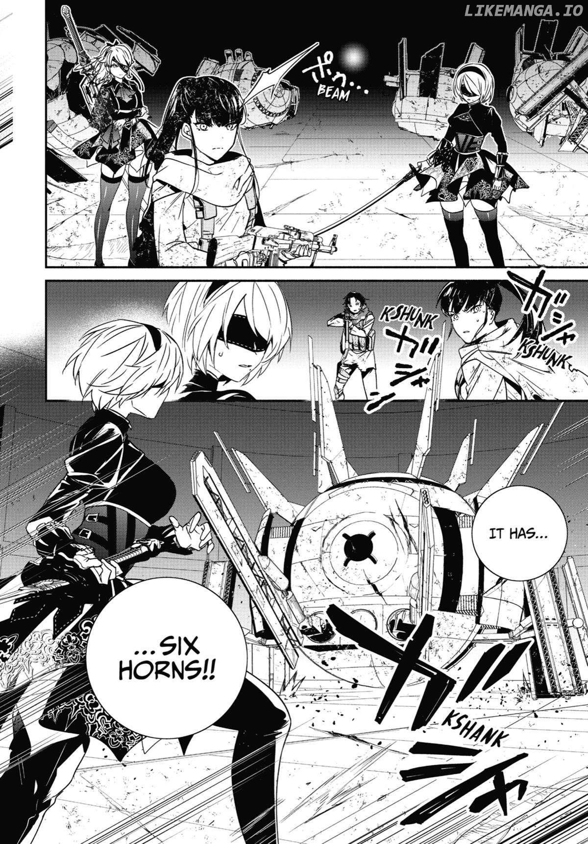 Nier Automata: YoRHa Shinjuwan Kouka Sakusen Kiroku chapter 12 page 8