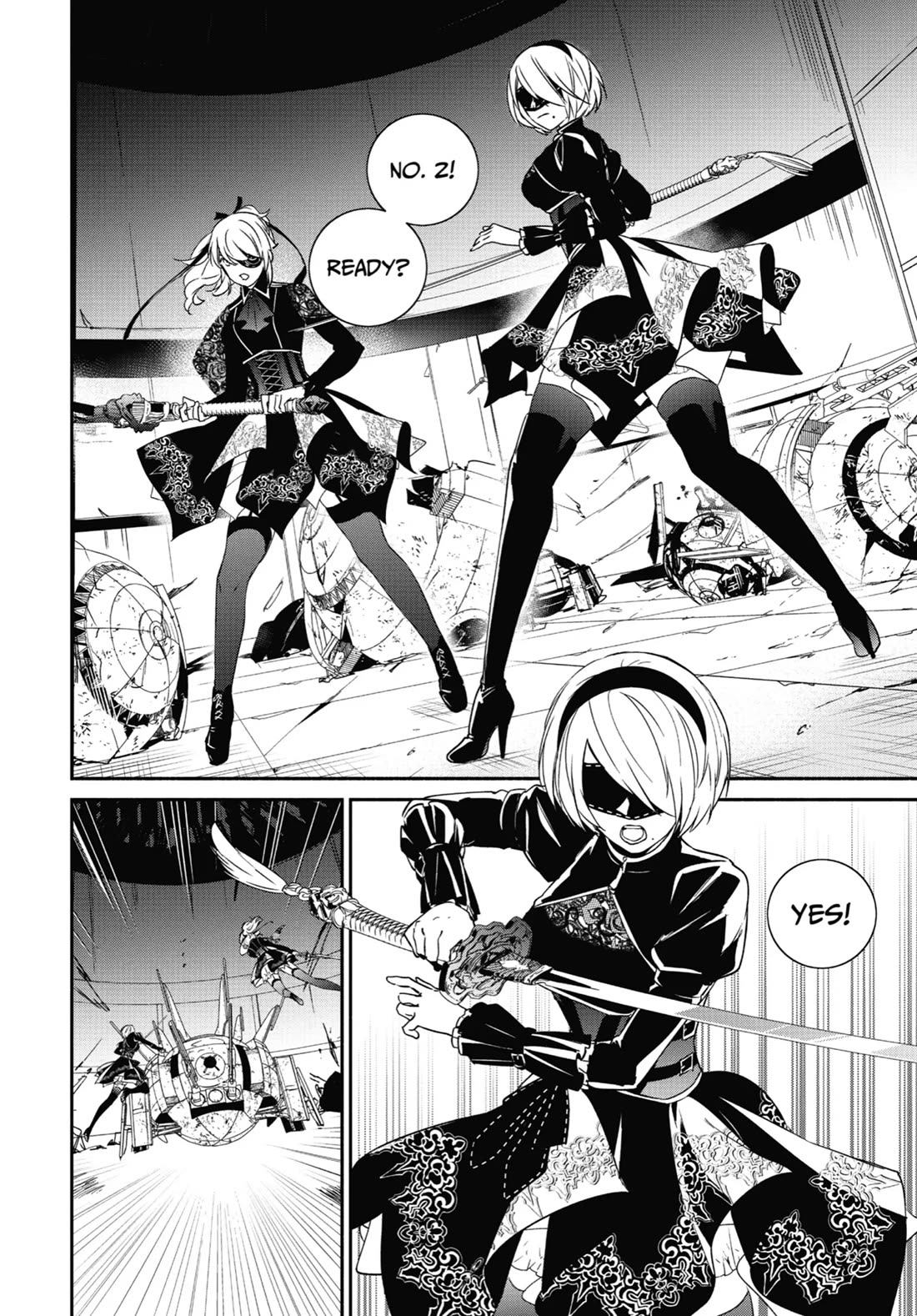 Nier Automata: YoRHa Shinjuwan Kouka Sakusen Kiroku chapter 13 page 8