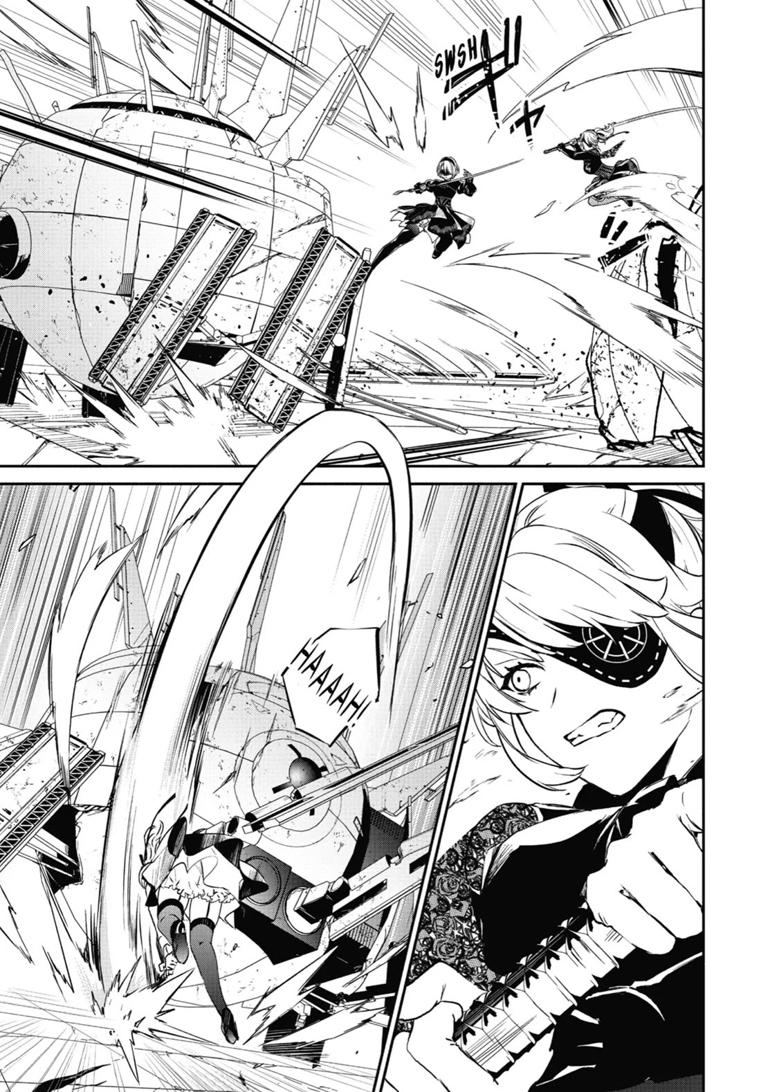 Nier Automata: YoRHa Shinjuwan Kouka Sakusen Kiroku chapter 13 page 9