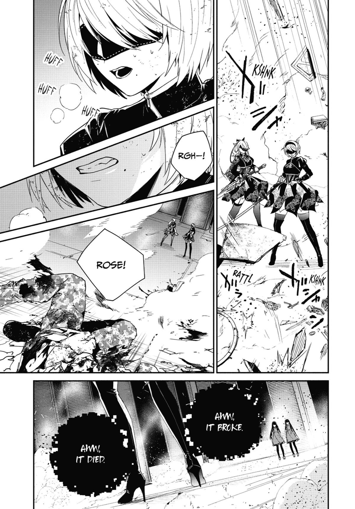 Nier Automata: YoRHa Shinjuwan Kouka Sakusen Kiroku chapter 15 page 42