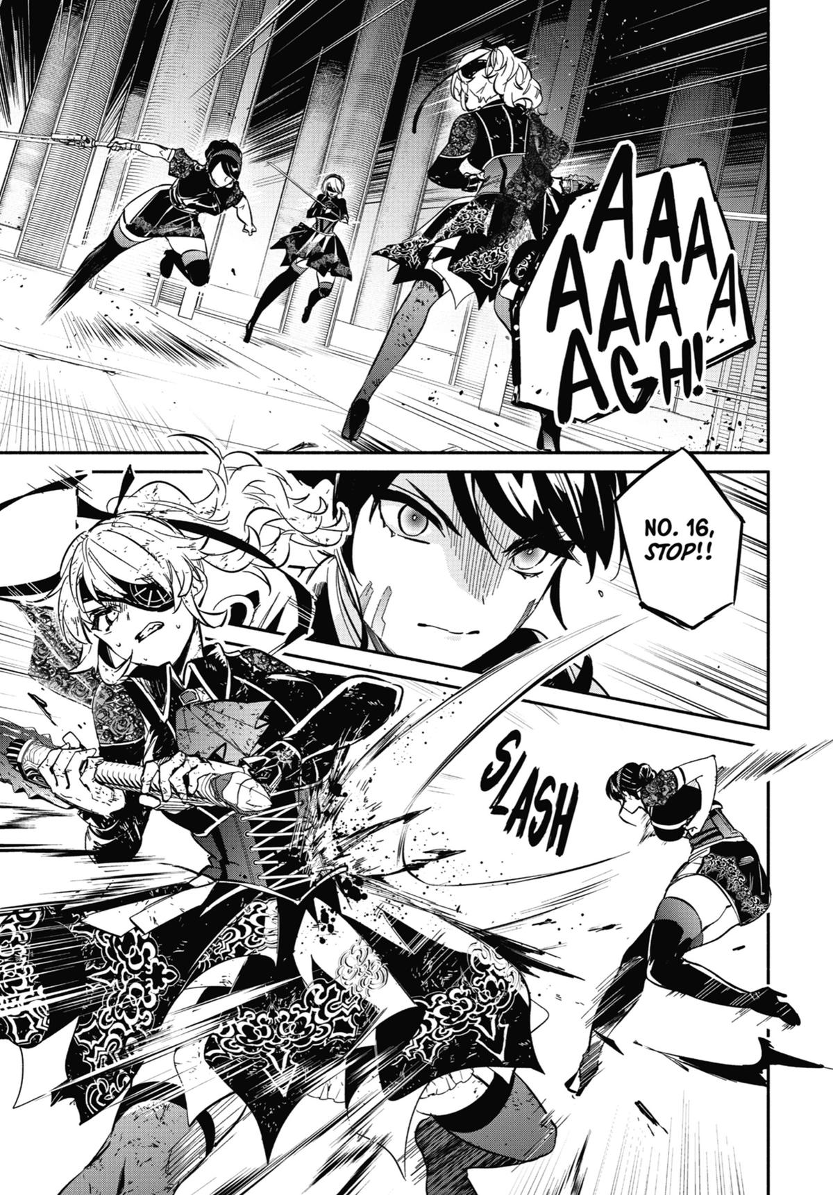 Nier Automata: YoRHa Shinjuwan Kouka Sakusen Kiroku chapter 16 page 23