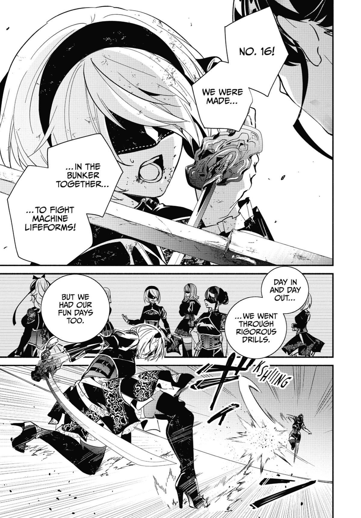 Nier Automata: YoRHa Shinjuwan Kouka Sakusen Kiroku chapter 16 page 25