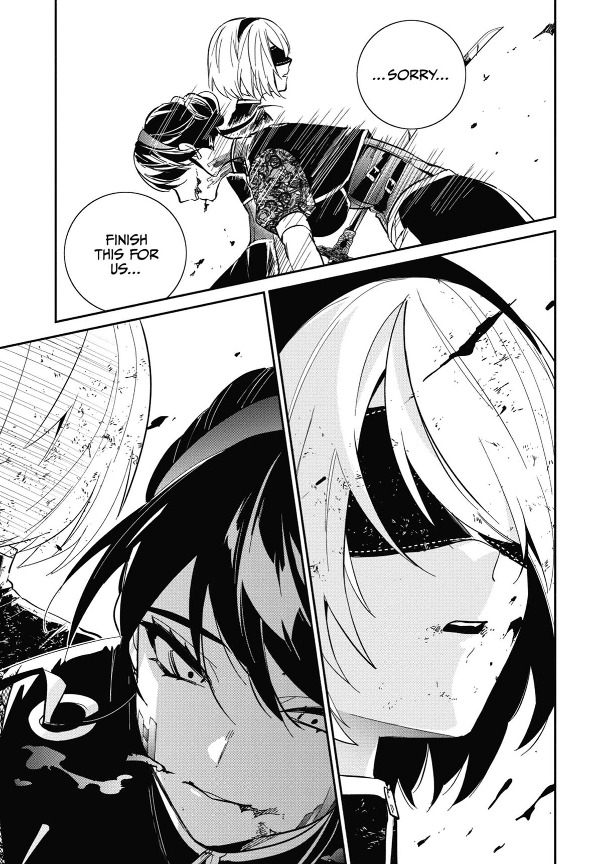 Nier Automata: YoRHa Shinjuwan Kouka Sakusen Kiroku chapter 16 page 33