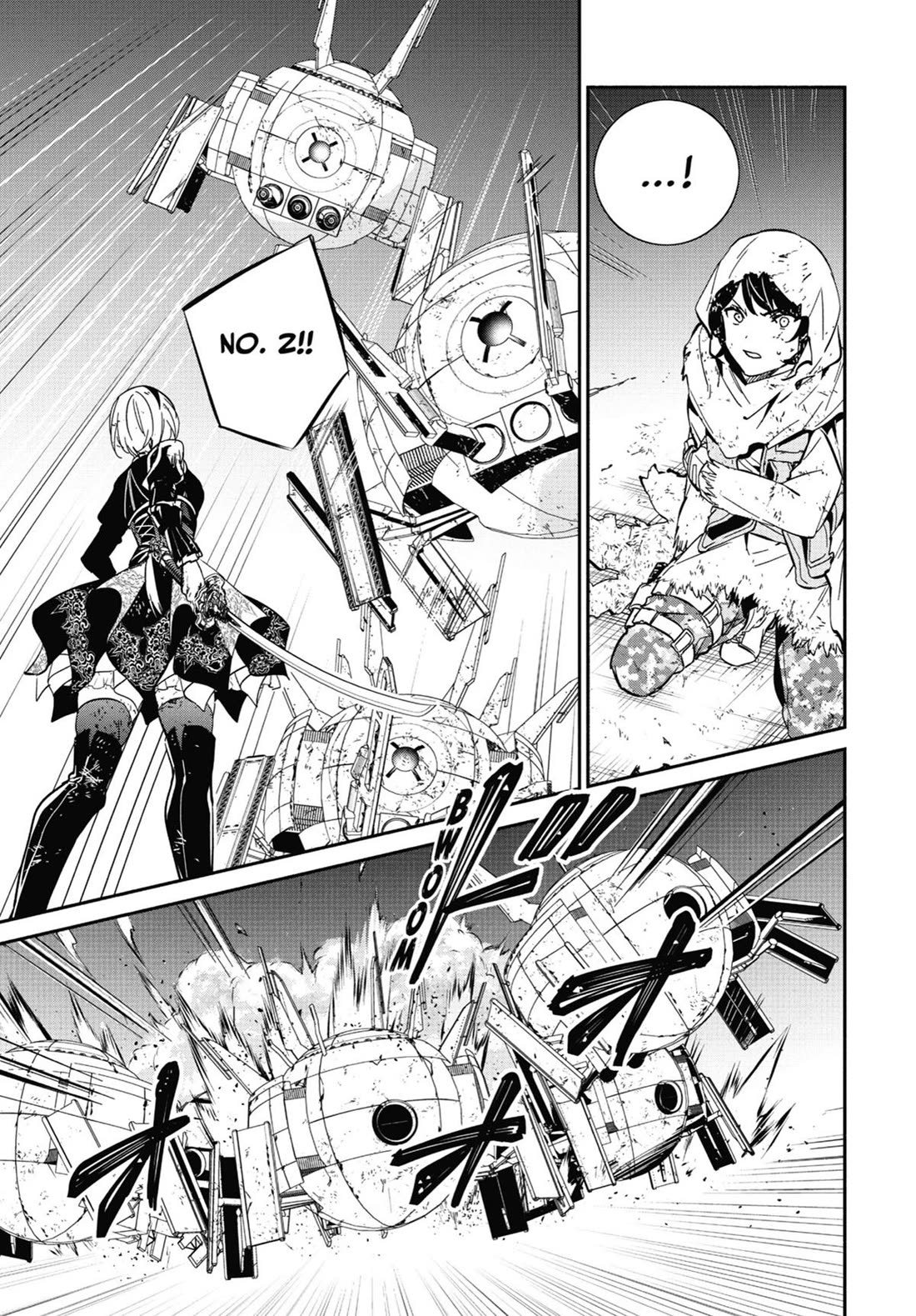 Nier Automata: YoRHa Shinjuwan Kouka Sakusen Kiroku chapter 16 page 41