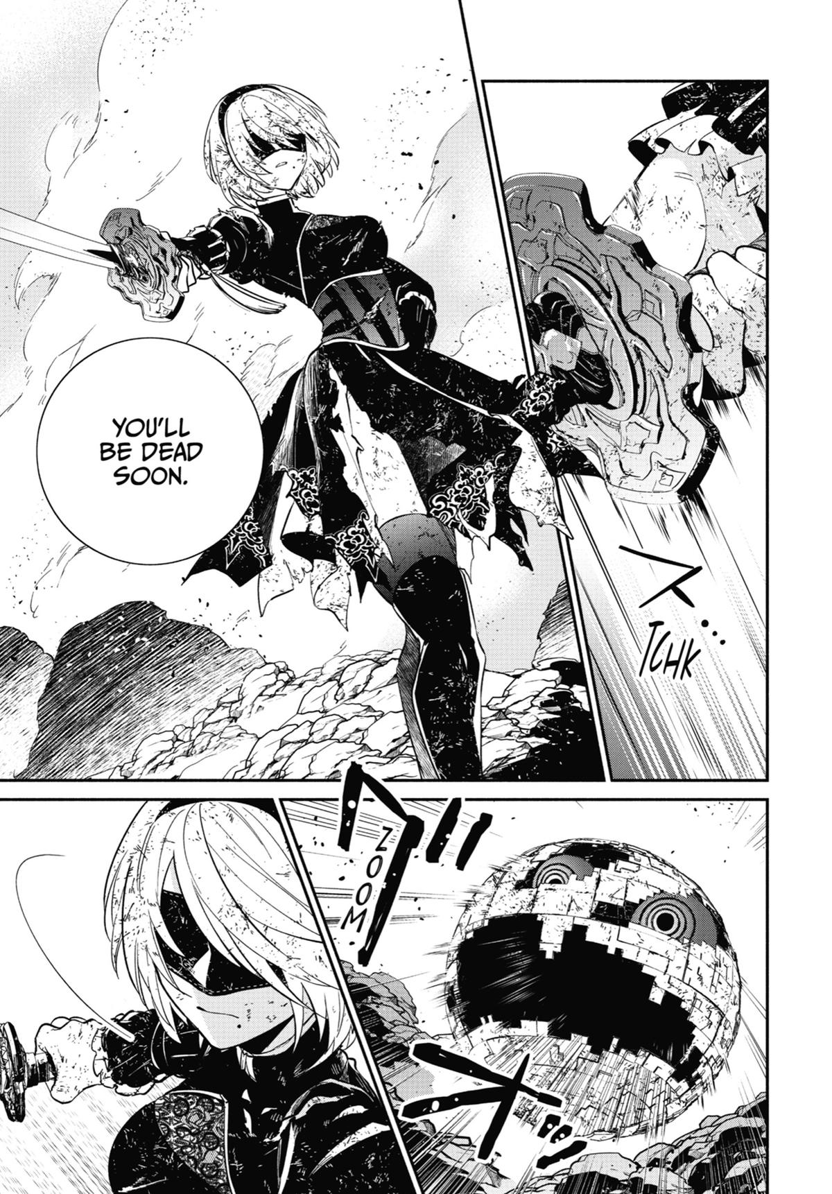 Nier Automata: YoRHa Shinjuwan Kouka Sakusen Kiroku chapter 18 page 35