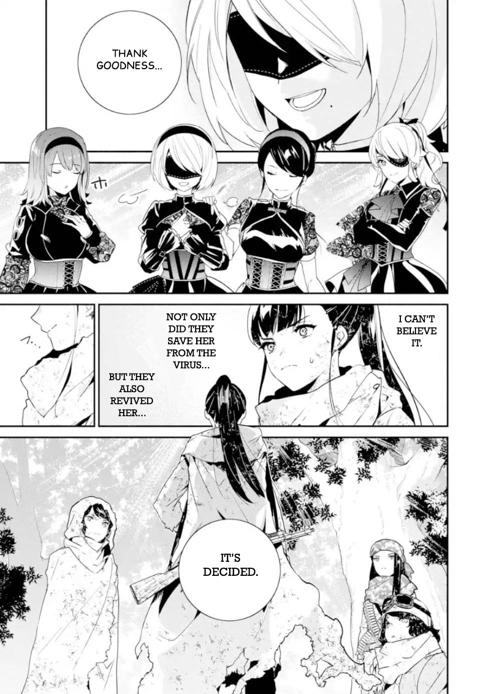 Nier Automata: YoRHa Shinjuwan Kouka Sakusen Kiroku chapter 5 page 35