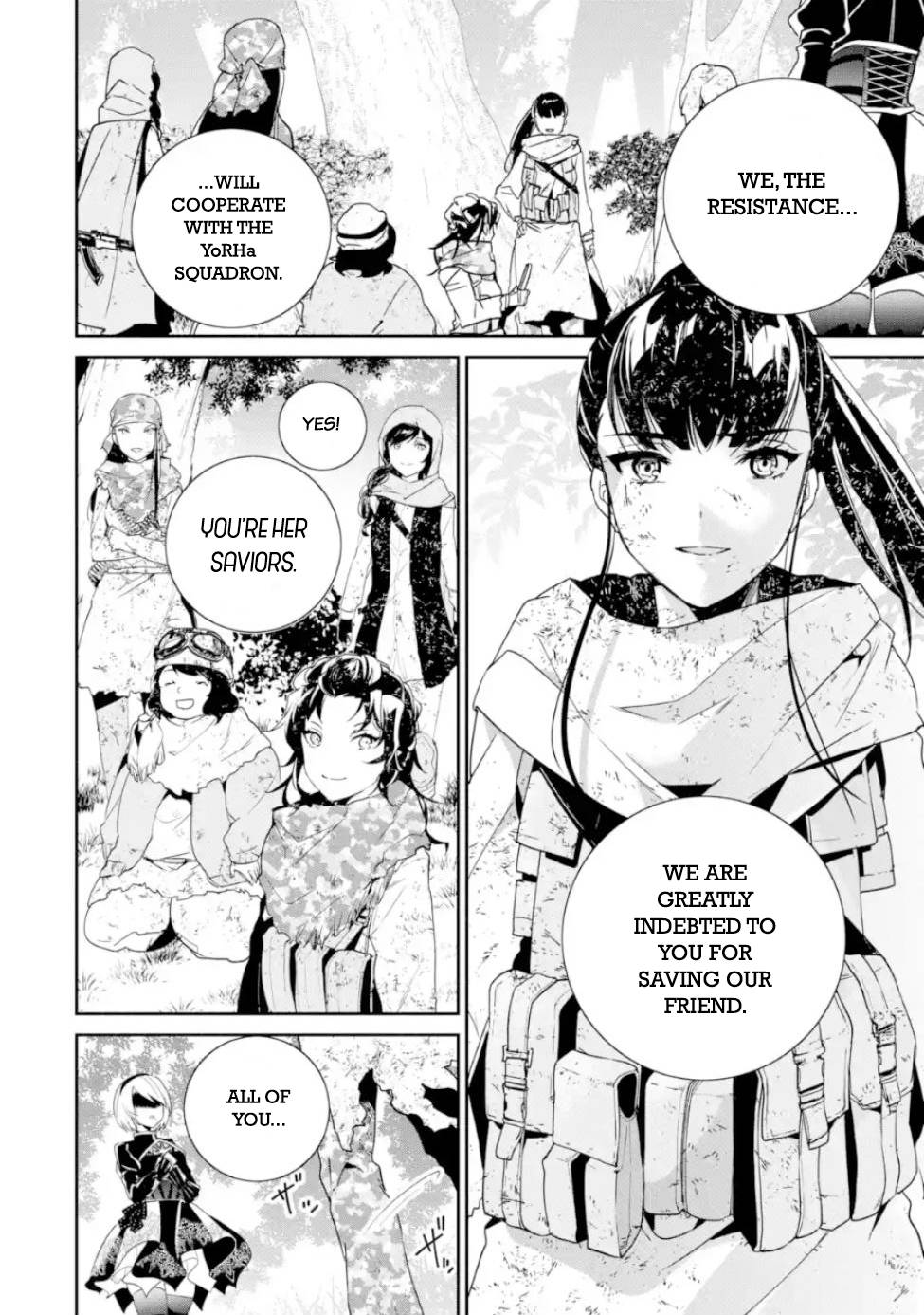 Nier Automata: YoRHa Shinjuwan Kouka Sakusen Kiroku chapter 5 page 36