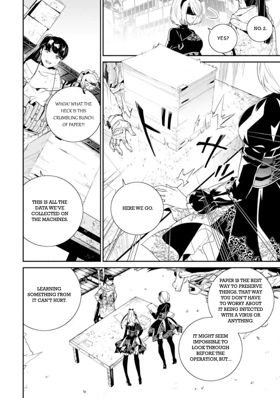 Nier Automata: YoRHa Shinjuwan Kouka Sakusen Kiroku chapter 6 page 9