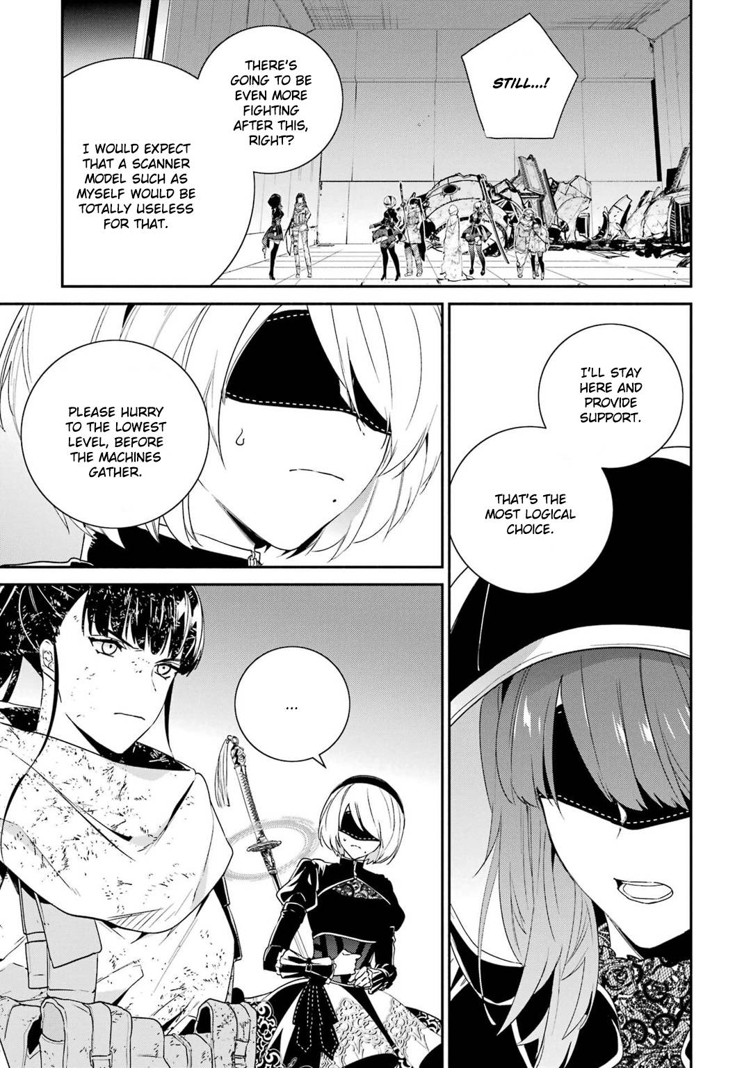 Nier Automata: YoRHa Shinjuwan Kouka Sakusen Kiroku chapter 9 page 14