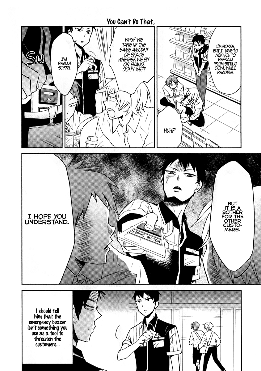 Nietzsche-sensei - Konbini ni, Satori Sedai no Shinjin ga Maiorita chapter 1 page 12