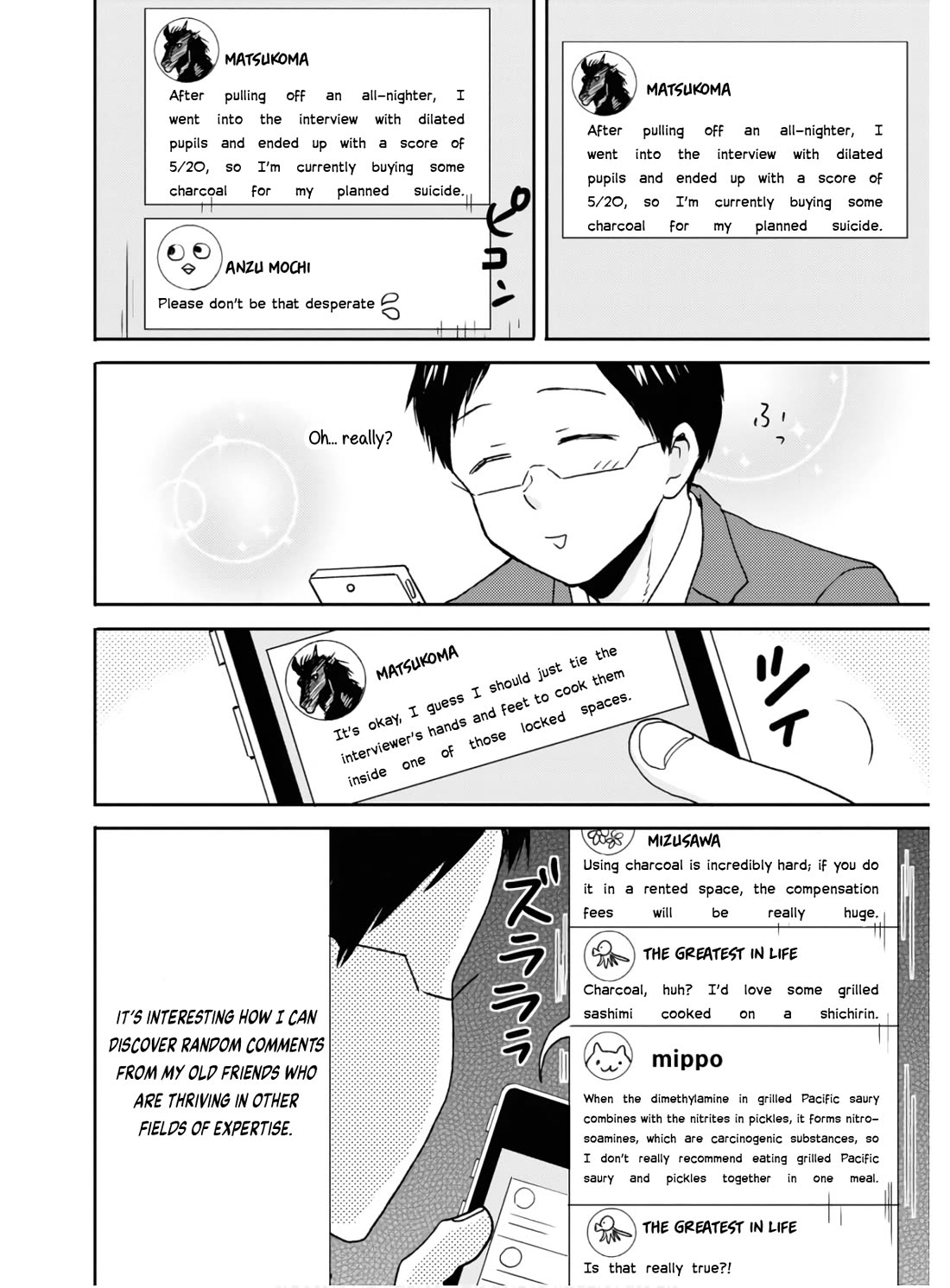 Nietzsche-sensei - Konbini ni, Satori Sedai no Shinjin ga Maiorita chapter 54 page 3