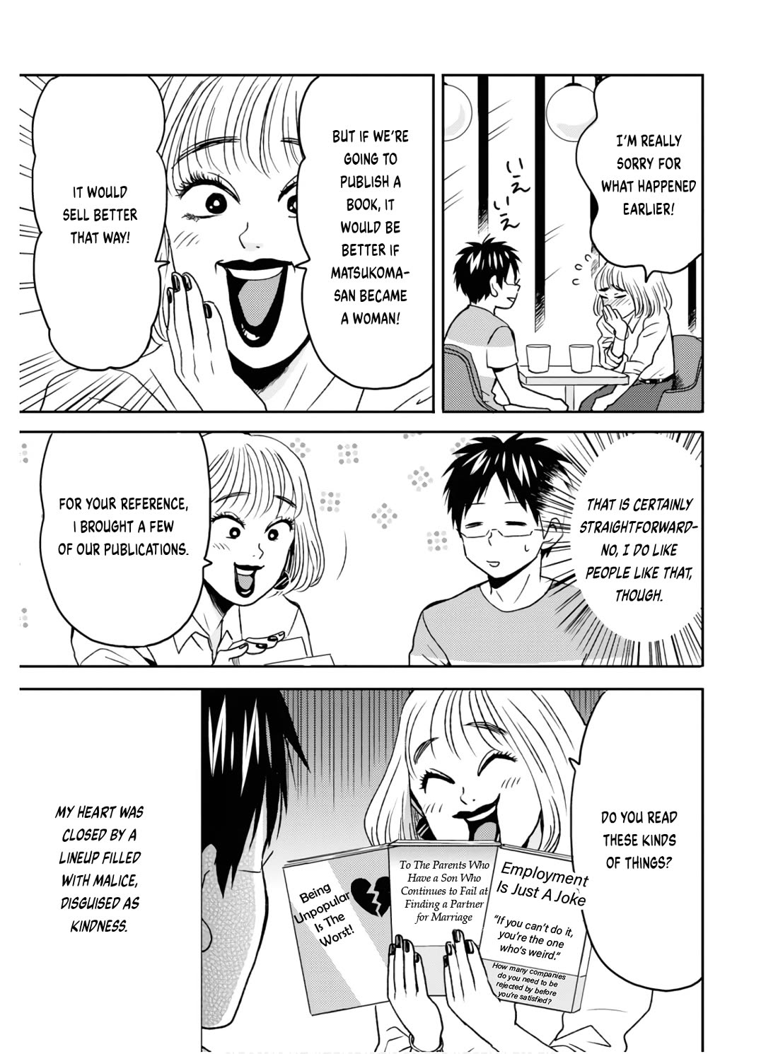 Nietzsche-sensei - Konbini ni, Satori Sedai no Shinjin ga Maiorita chapter 55 page 14