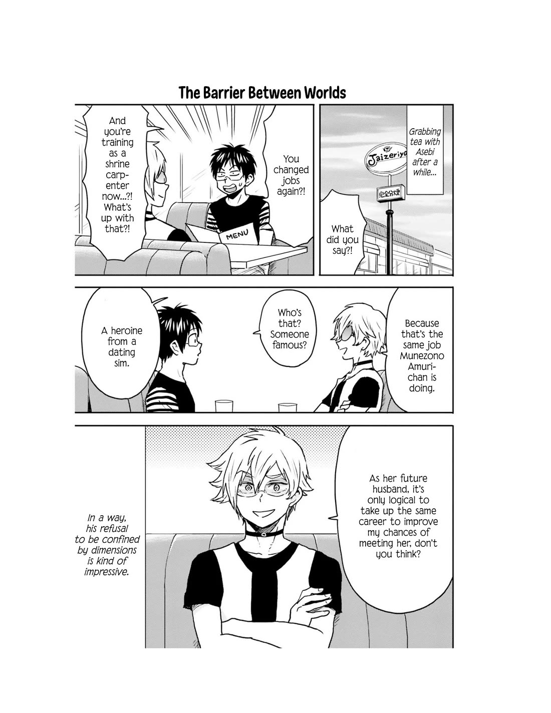 Nietzsche-sensei - Konbini ni, Satori Sedai no Shinjin ga Maiorita chapter 64 page 22