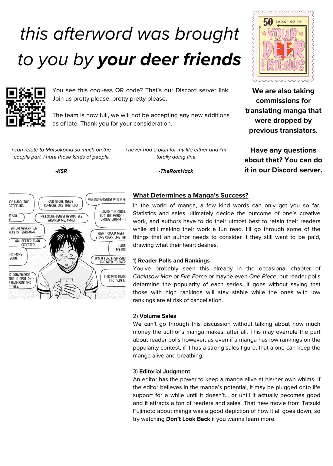 Nietzsche-sensei - Konbini ni, Satori Sedai no Shinjin ga Maiorita chapter 64 page 34