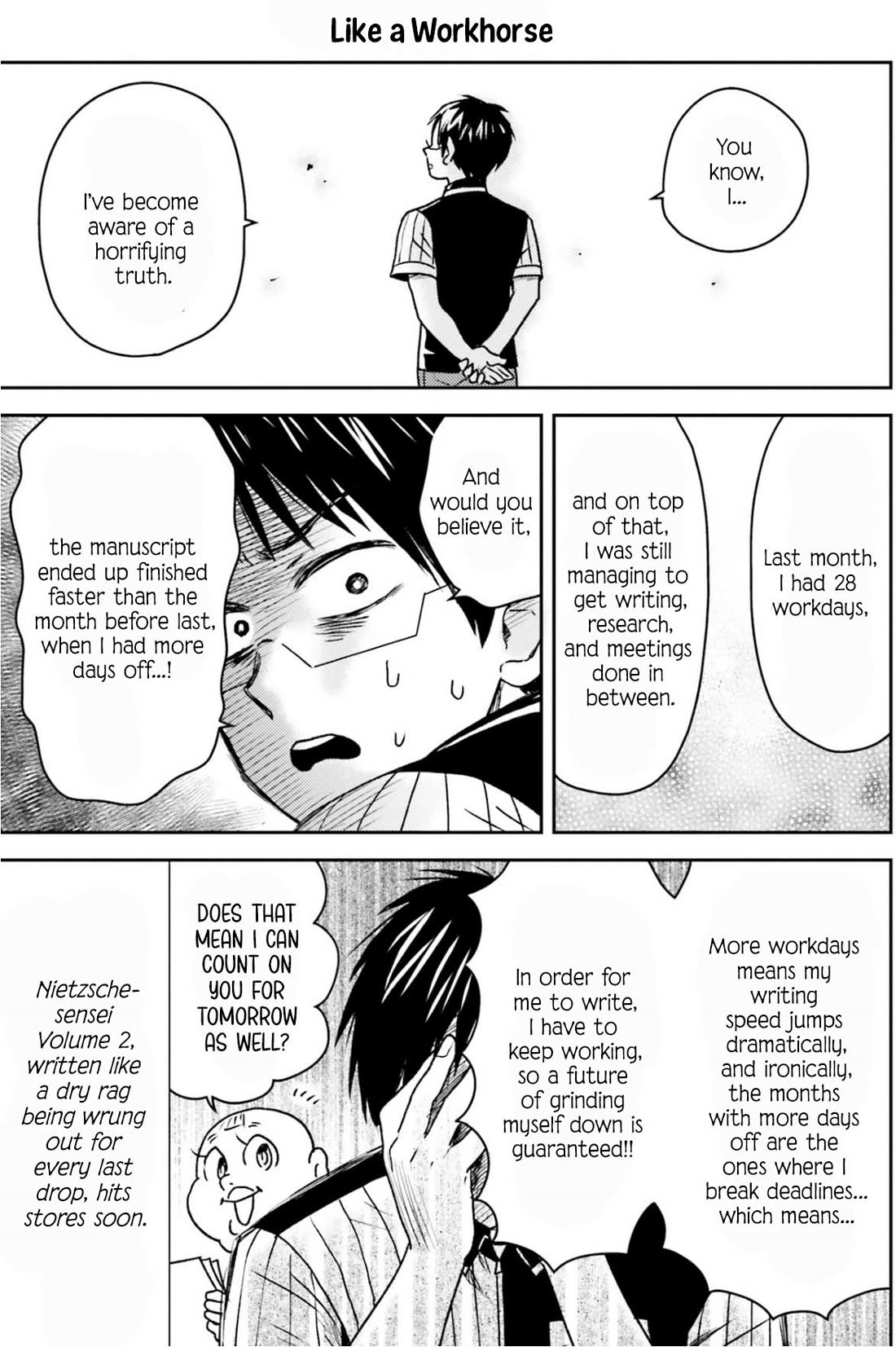 Nietzsche-sensei - Konbini ni, Satori Sedai no Shinjin ga Maiorita chapter 81 page 22