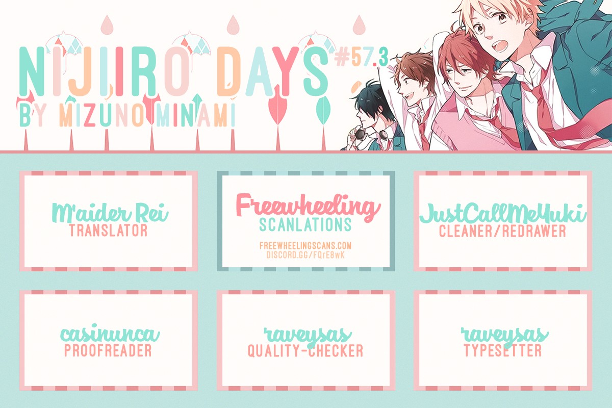 Nijiiro Days (MIZUNO Minami) chapter 57.3 page 3