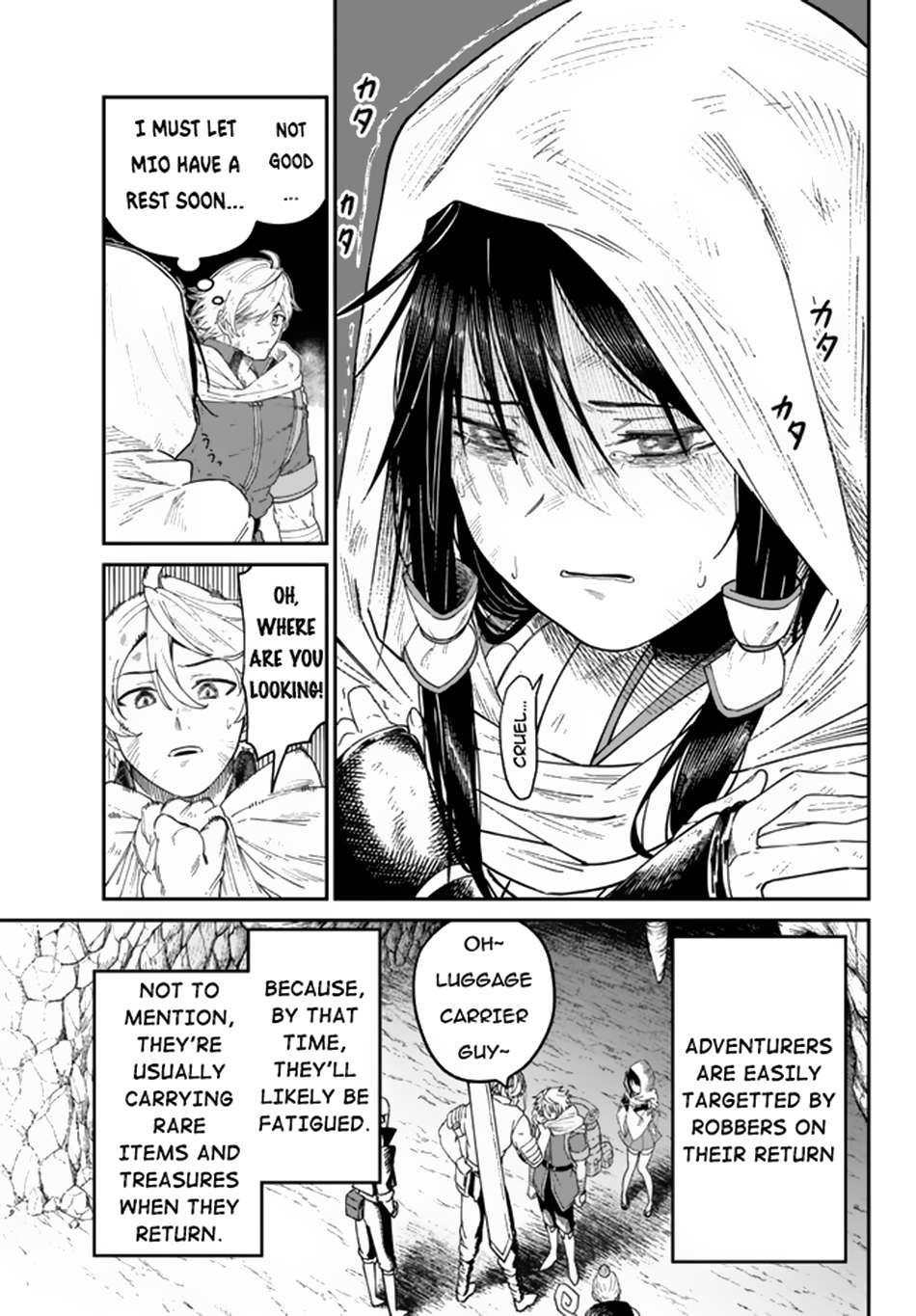 Nimotsu Mochi no Nousuji Musou chapter 4.1 page 16