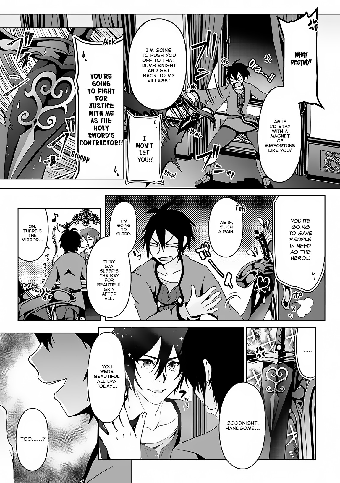 Nise Seiken Monogatari: Osananajimi no Seijo o Uttara Michizure ni Sareta chapter 2 page 14