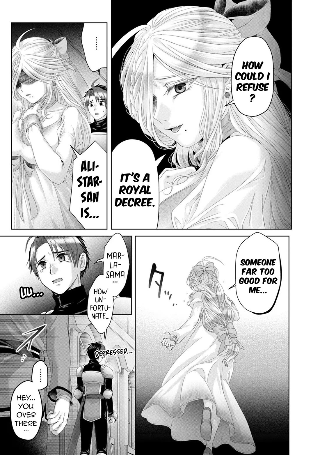 Nise Seiken Monogatari: Osananajimi no Seijo o Uttara Michizure ni Sareta chapter 31 page 28