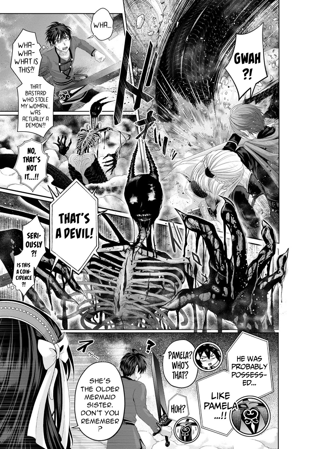 Nise Seiken Monogatari: Osananajimi no Seijo o Uttara Michizure ni Sareta chapter 33 page 4