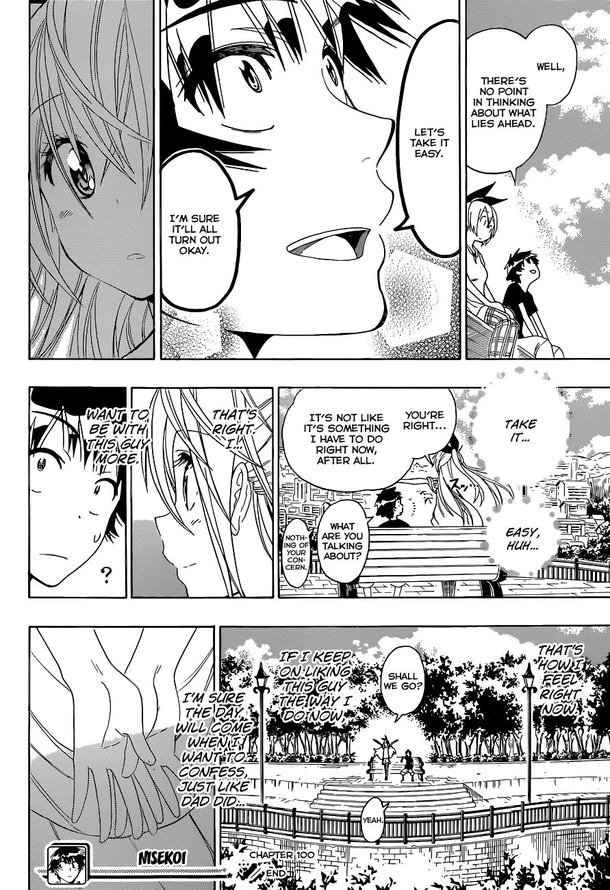 Nisekoi chapter 100 page 18