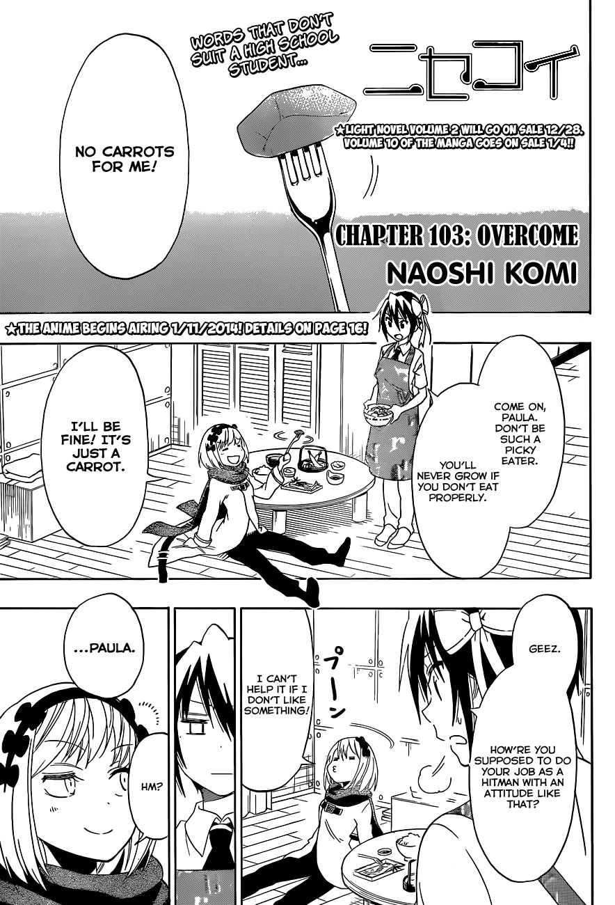 Nisekoi chapter 103 page 1
