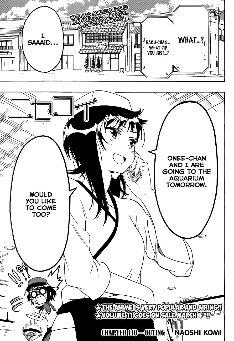 Nisekoi chapter 110 page 1