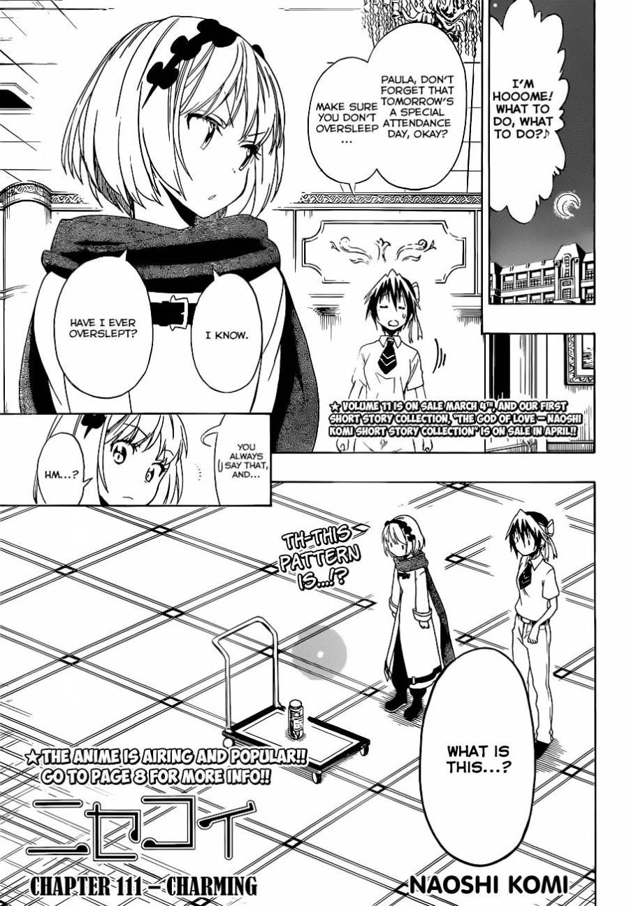 Nisekoi chapter 111 page 1