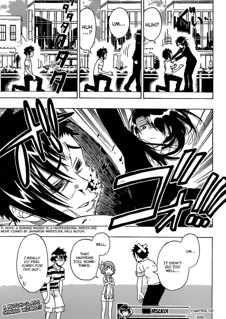 Nisekoi chapter 112 page 19