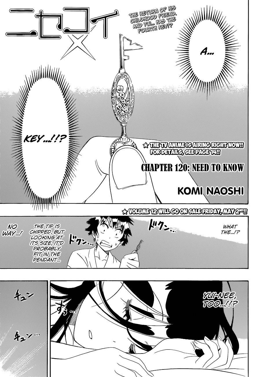 Nisekoi chapter 120 page 1