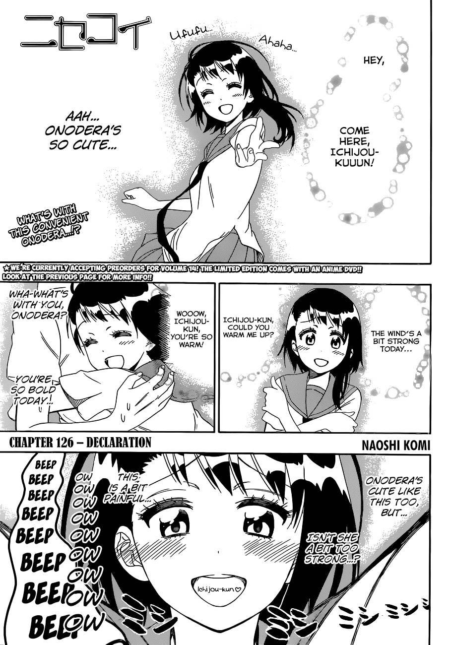 Nisekoi chapter 126 page 1